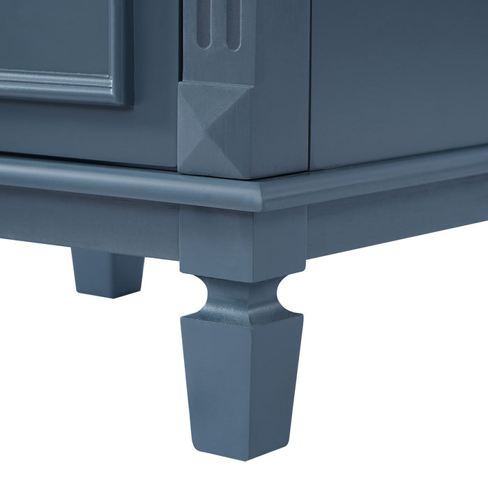 Bathroom Vanity With Sink, Soft-Closing Door, Adjustable Shelf