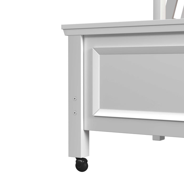 Hampton Kids - Loft Bed With Ladder And Desk With Speaker