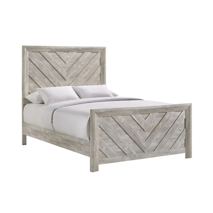 Ellen Panel Bedroom Set in White