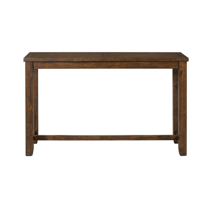 Jax - Bar Table Single Pack (Table And Three Stools) - Dark Walnut