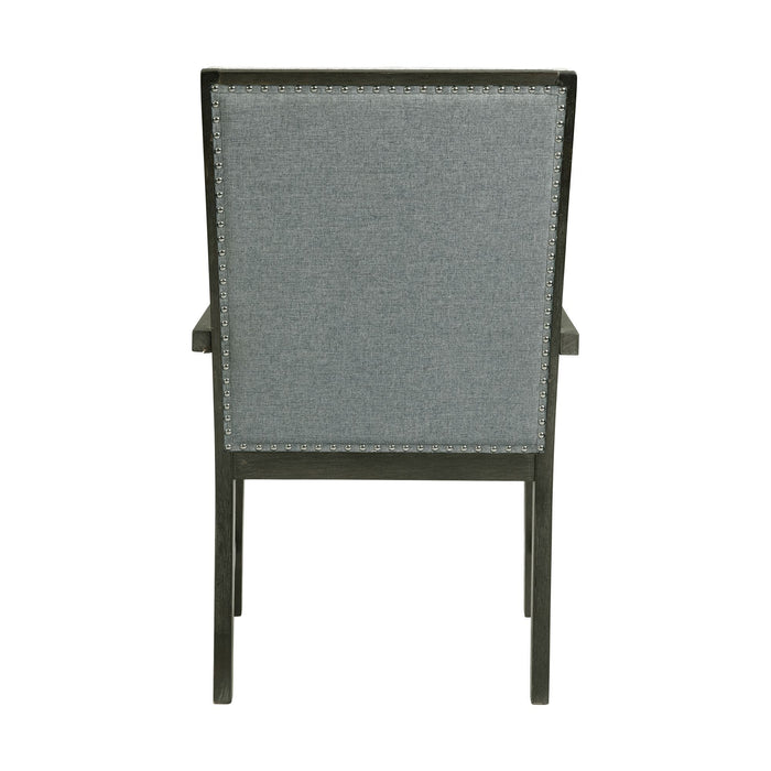 Donovan - Standard Height Arm Chair (Set of 2) - Gray