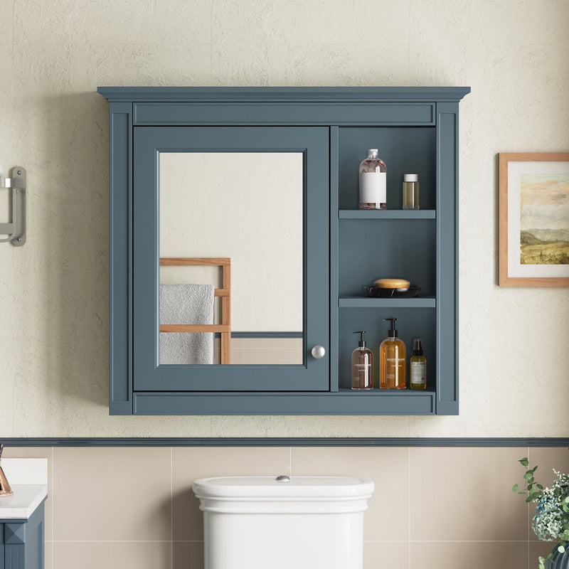 Modern Wall-Mounted Medicine Cabinet With Mirror