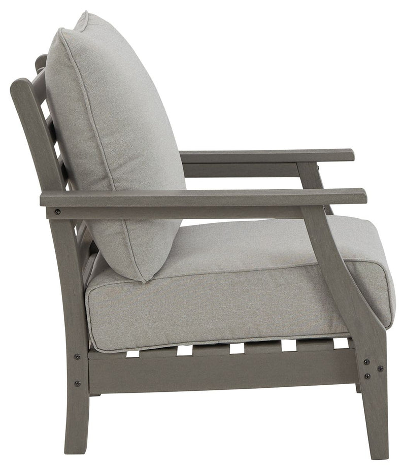 Visola - Lounge Chair With Cushion (Set of 2) - Gray