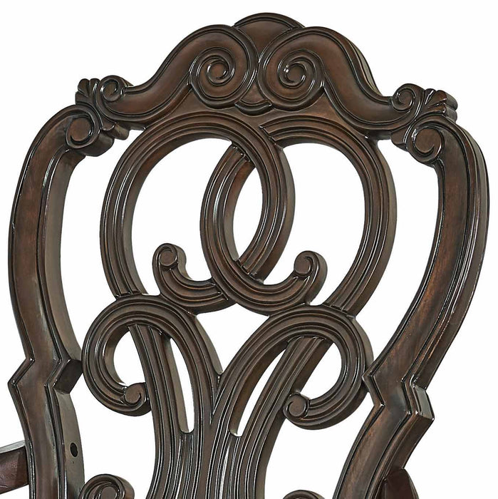 Royale - Arm Chair - Dark Brown