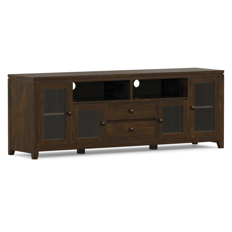 Cosmopolitan - Wide TV Media Stand - Mahogany Brown