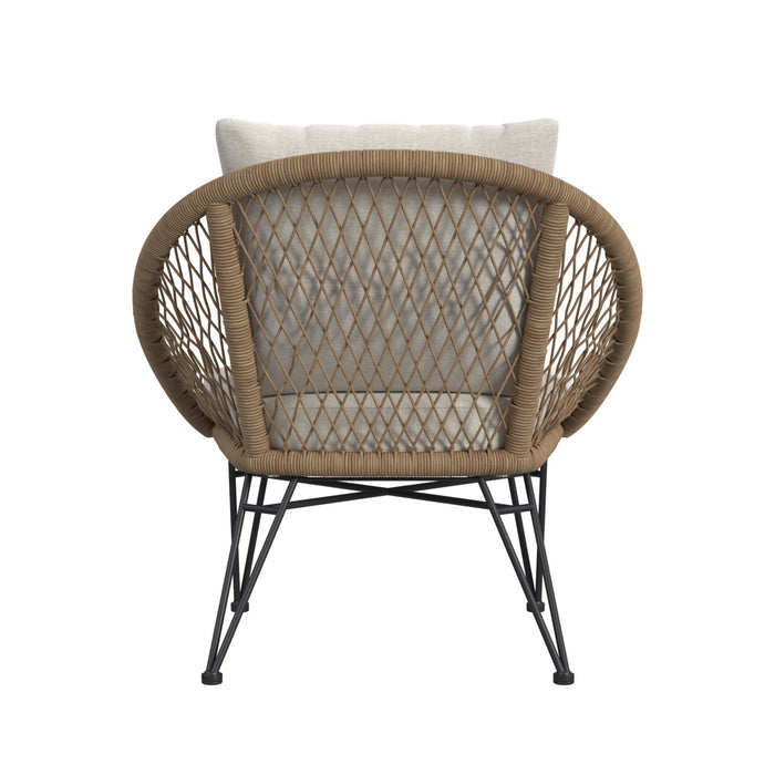 Grace - 4 Piece Outdoor Seating Set - Beige / Natural