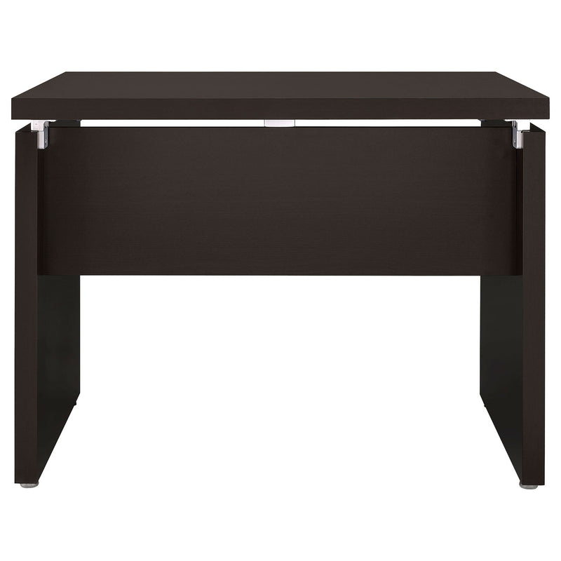 Ulloa - L Shape Desk With Mobile File Cabinet - Cappuccino