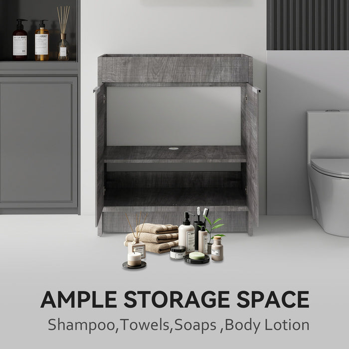 Freestanding Bathroom Vanity Cabinet With Soft Close Doors, Cabinet Only
