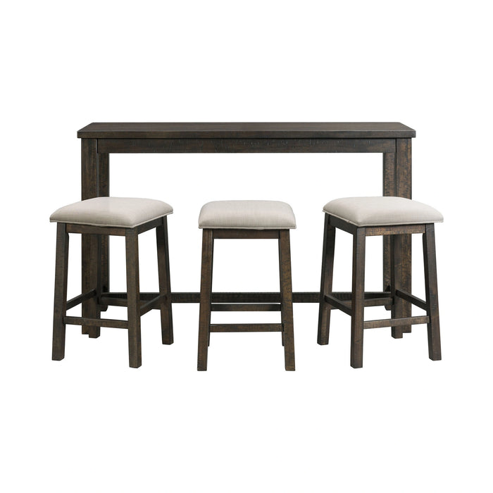 Stone Occasional Bar Table Single Pack (Table + Three Stools)