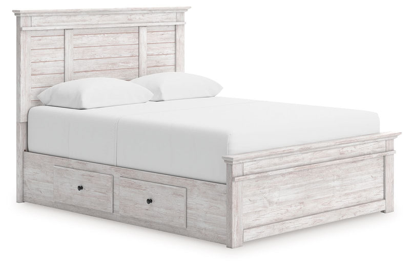 Makidern - Panel Storage Bed