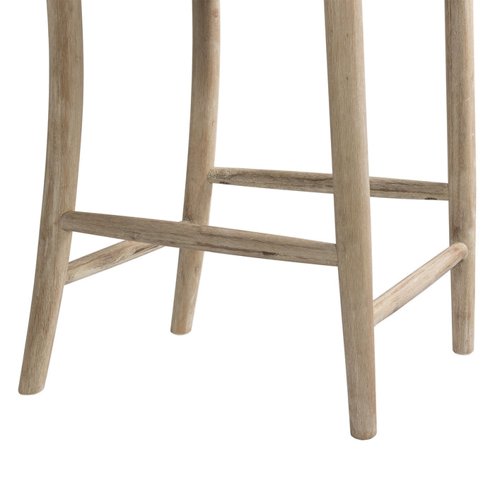 Callista - Round Counter Height 5 Piece Dining Set (Table And Four Stools) - Beach