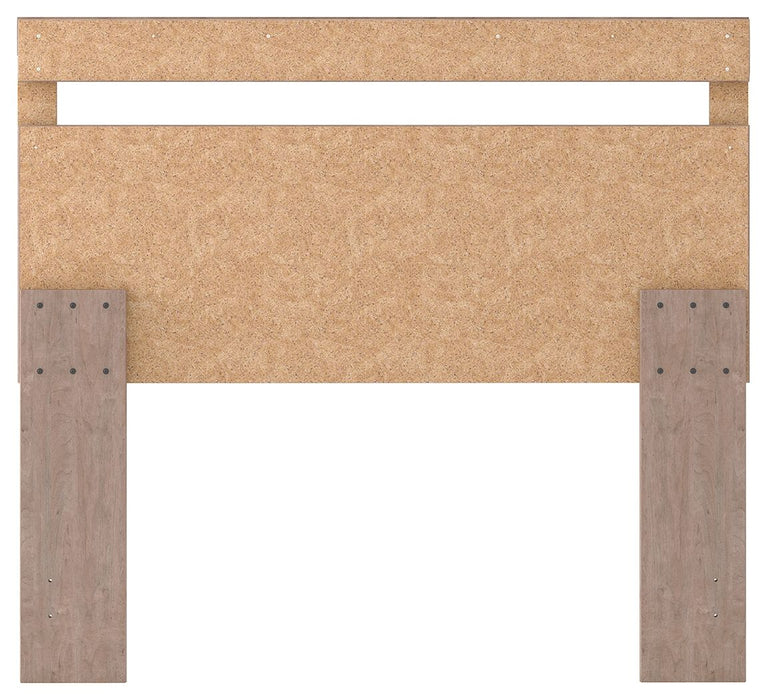 Flannia - Full Panel Headboard - Gray