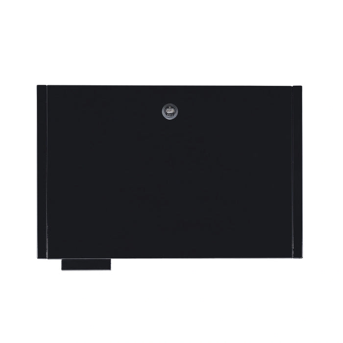 Ember Nightstand (C-1094) BLACK NIGHTSTAND W/ USB