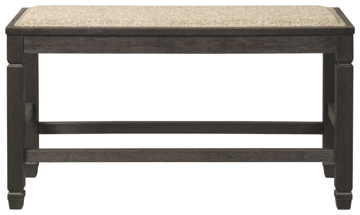 Tyler Creek - DBL Counter UPH Bench  - Antique Black