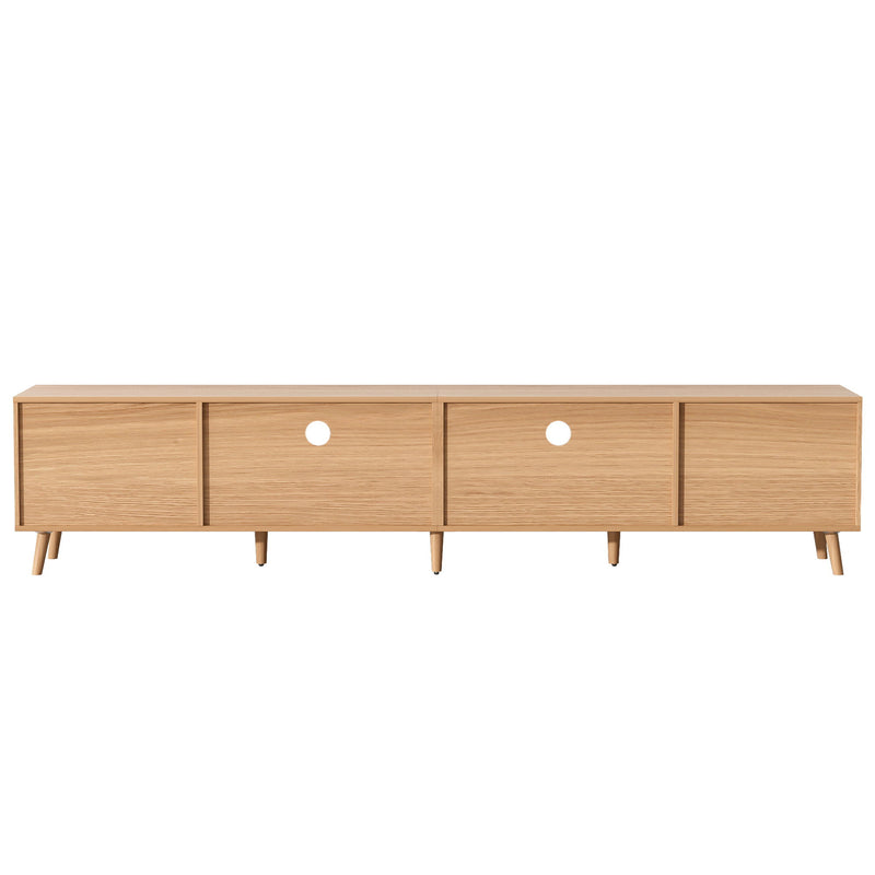 TV Stand, Media Console With Cable Management