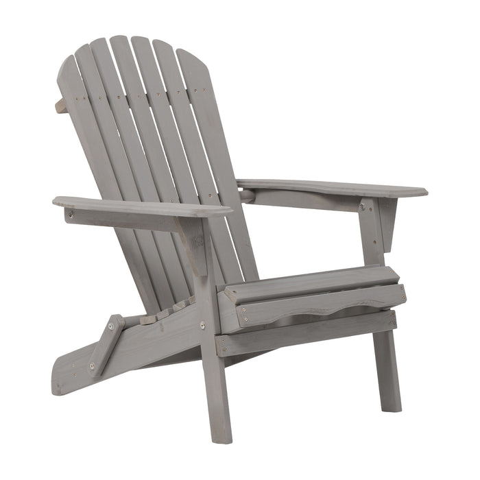 Oversize Outdoor Folding Adirondack Chair, Patio Chair For Garden