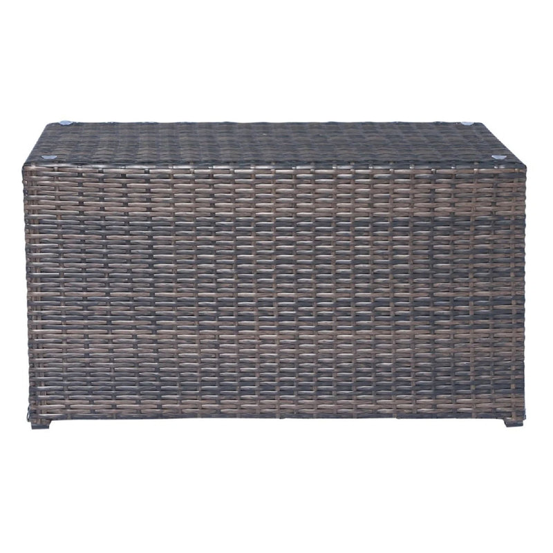 Comfortable Modern Patio Rattan Sectional Set With Cushions