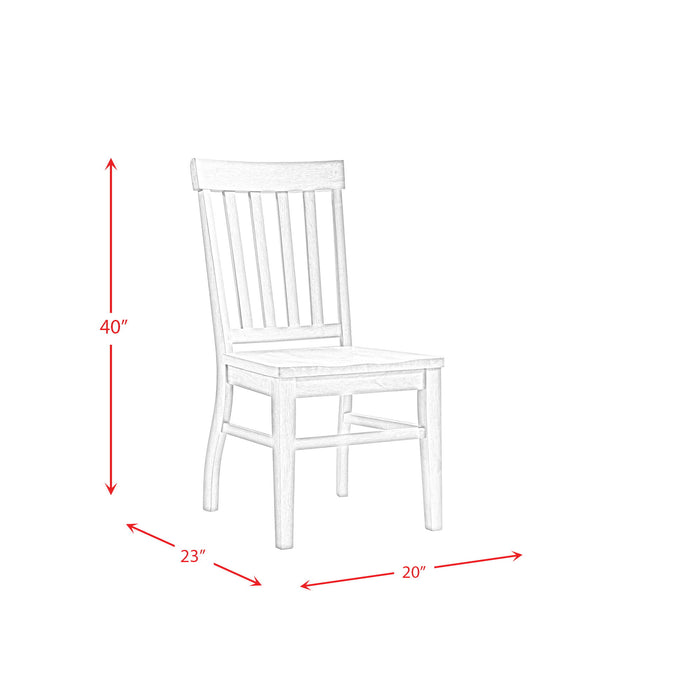 Lakeview - Round 5 Piece Dining Set (Table & Four Chairs) - White