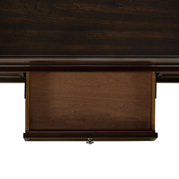 Wagner Rectangular Lift-Top Coffee Table w/ Casters in Cherry