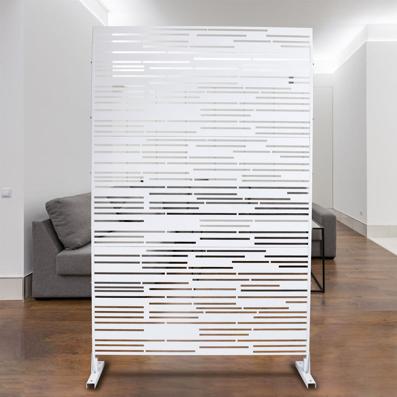 Outdoor & Indoor Freestanding Metal Privacy Screen