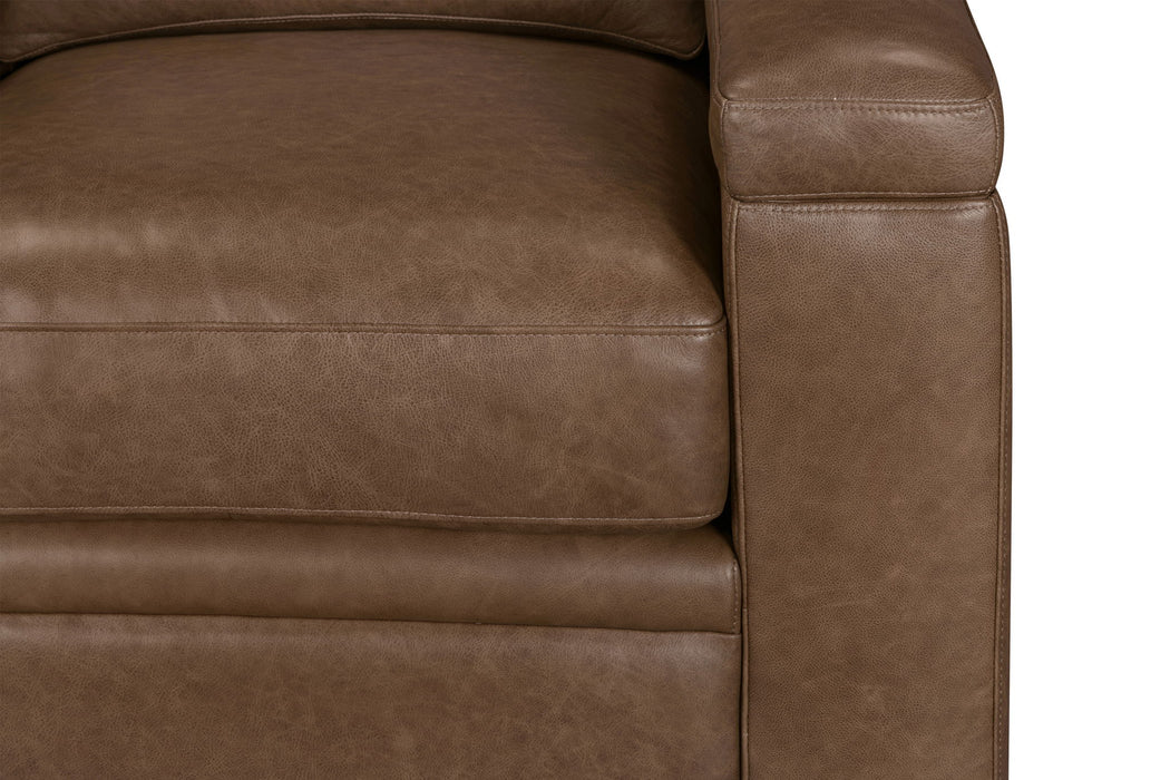 Garrison - Stationary Loveseat - Renaissance Tobacco