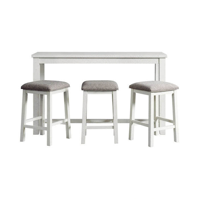 Stone Occasional Bar Table Single Pack (Table + Three Stools)