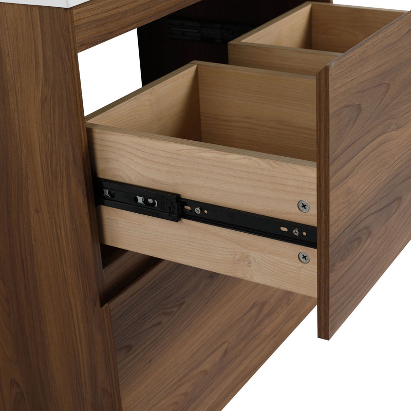 Modern Freestanding Bathroom Vanities With Single Sink Combo