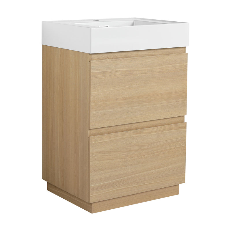 Modern Freestanding Bathroom Vanities With Single Sink Combo