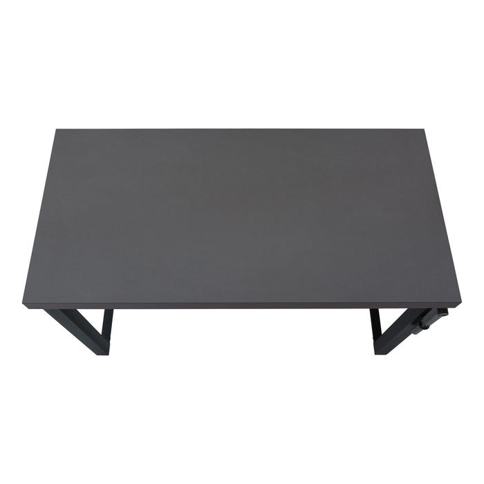 Computer Desk, Home Office, Standing, Adjustable, Laptop, Contemporary & Modern