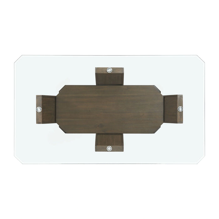 Dapper Rectangular Dining 5PC Set-Table and Four Chair