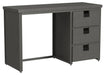 Elements International Cali Kids Desk in Sleek Gray image