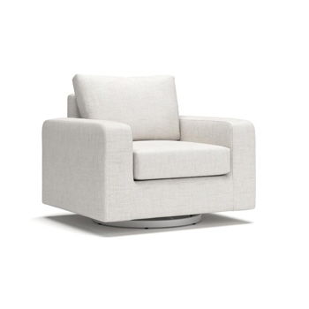 La Jolla Cove - Swivel Glider Chair With Cushion - Beige