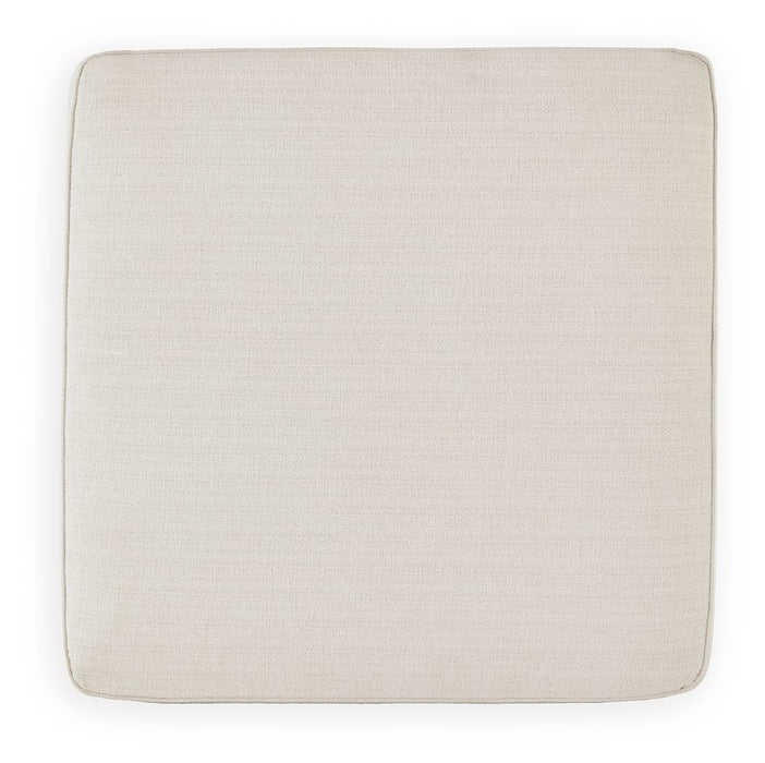 Lerenza - Oversized Accent Ottoman - Birch