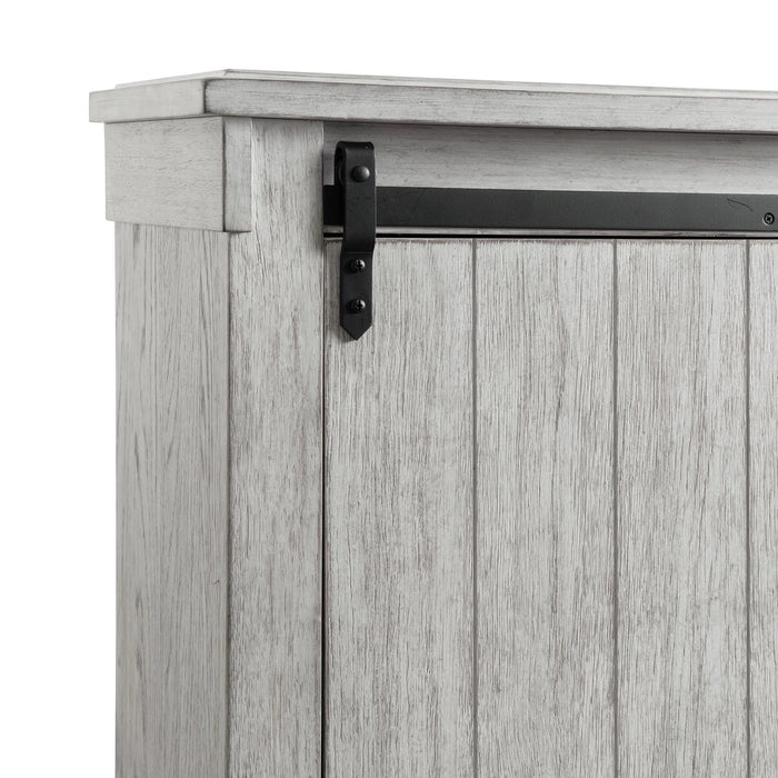 Scott Platform Storage Bedroom Set White Finish