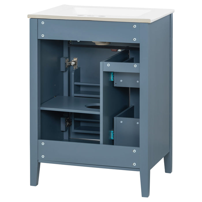 Bathroom Vanity With Sink, Soft Closing Cabinet