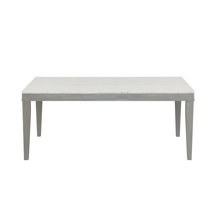 Essence - 70" Rectangle Dining Table With Marble Top