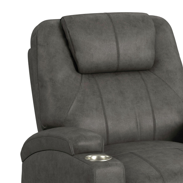 Kenmore - P1 Lift Chair With Heat Massage - Simba Dark Gray