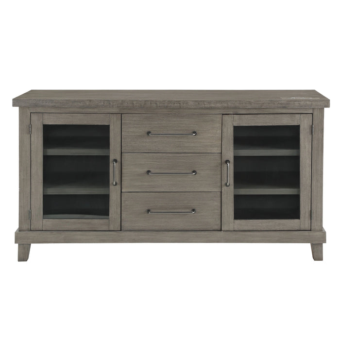 Steve Silver Mila Server in Washed Grey