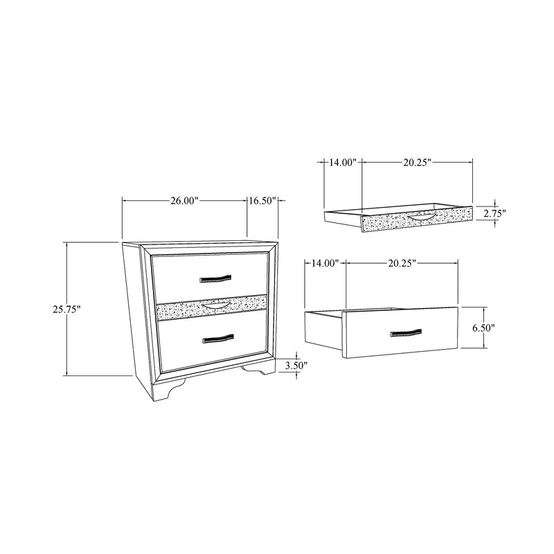 Ryder - 5 Piece Bedroom Set With Drawer Footboard
