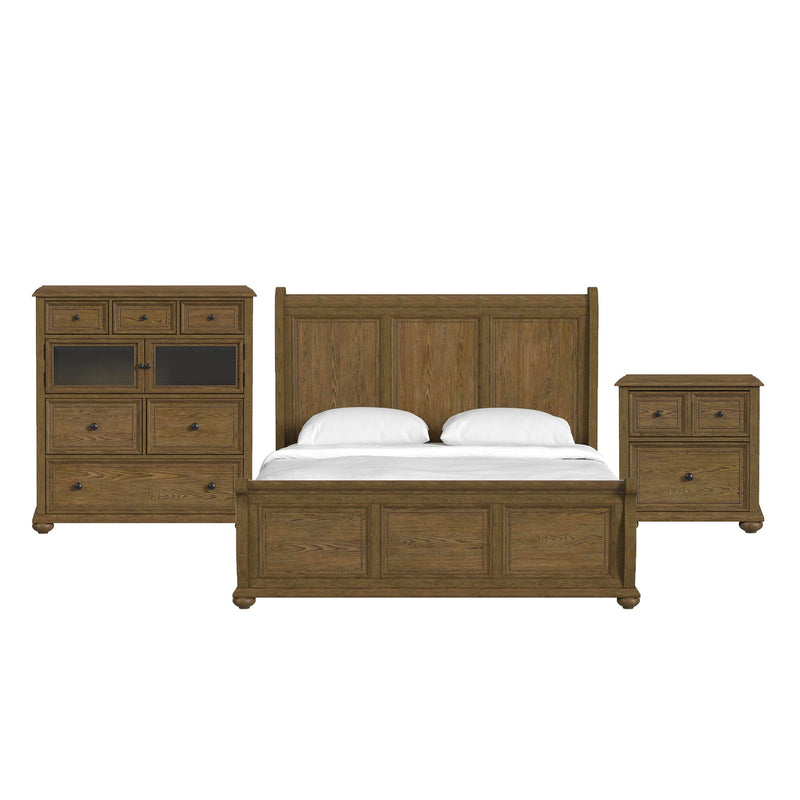 Heritage - Sleigh Bedroom Set - Black