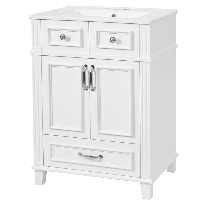 Bathroom Vanity With Sink, Storage Cabinet