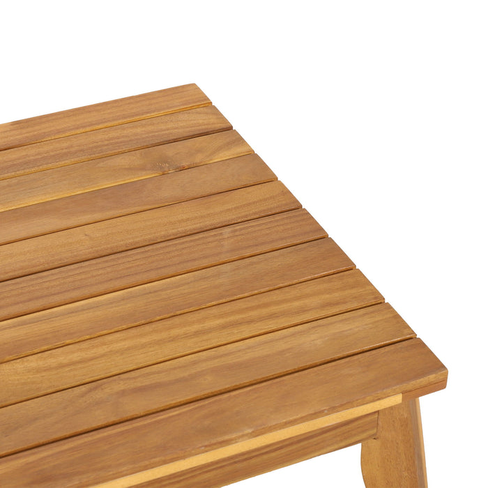 Hueber - Outdoor And Rope 4 Seater Chat Set With Cushions - Teak