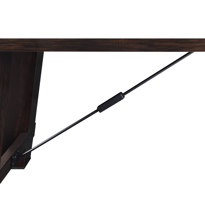 Titus - 108" Shuffleboard Table - Brown