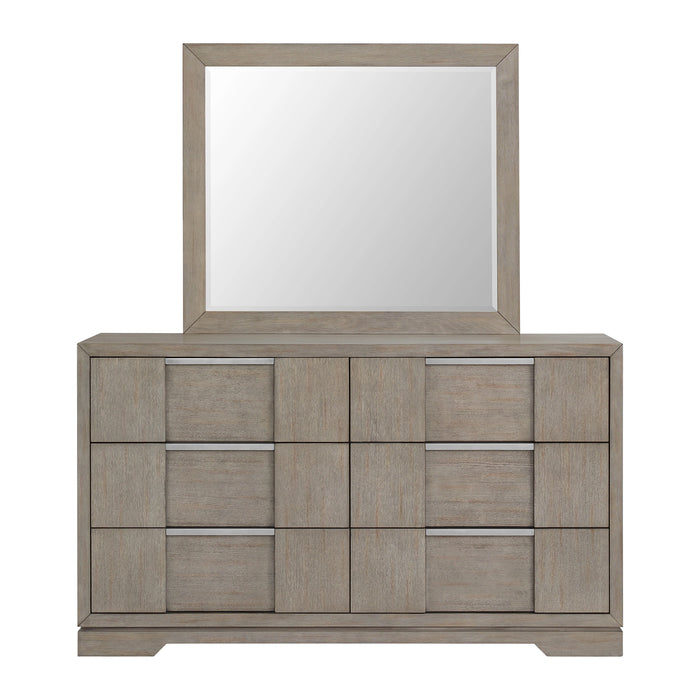 Kelis Dresser and Mirror Set in Grey