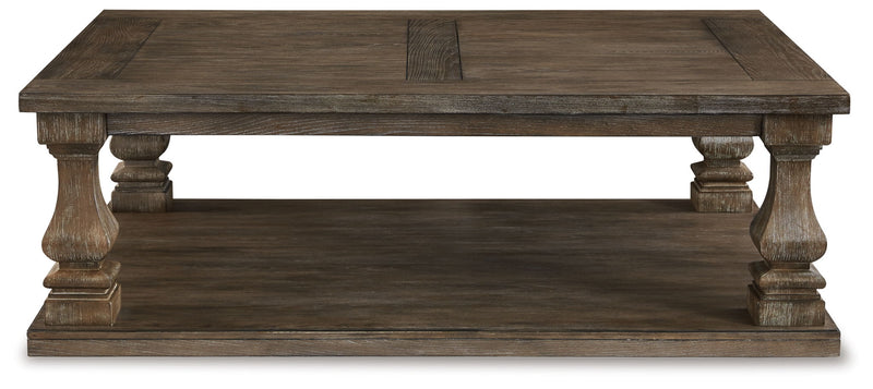 Johnelle - Rectangular Cocktail Table - Gray