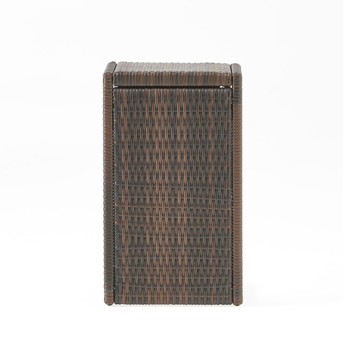 Bucharest - End Table C Shaped Side Table Rattan - Brown