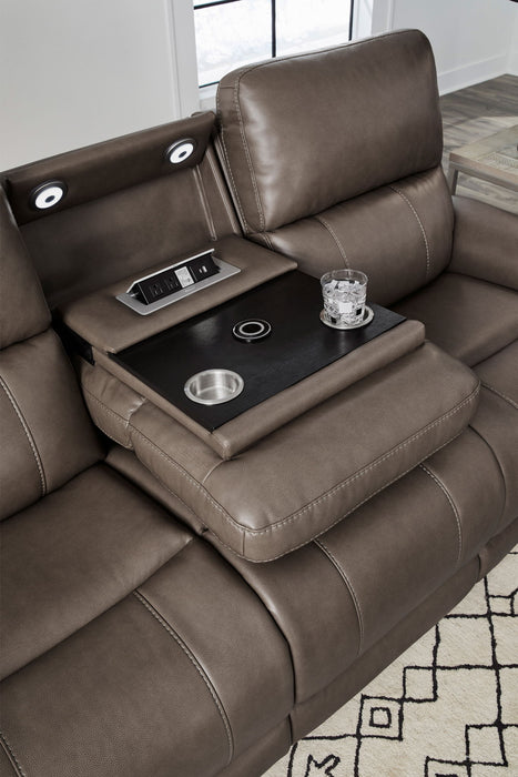 Hancock - Zero Gravity Power Reclining Sofa With Drop Down Table P3
