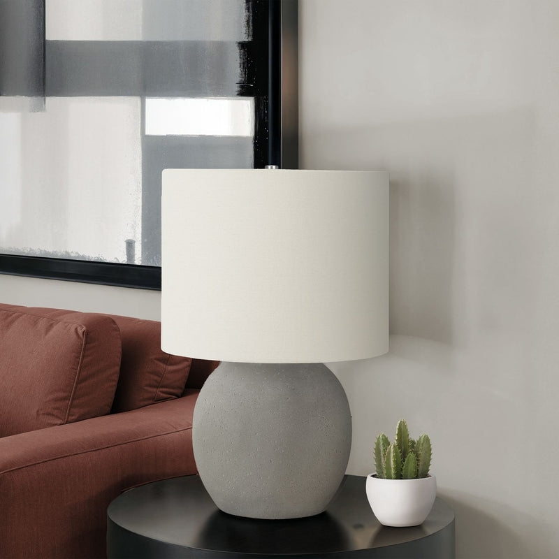 Lighting, Table Lamp, Concrete, Contemporary - Gray