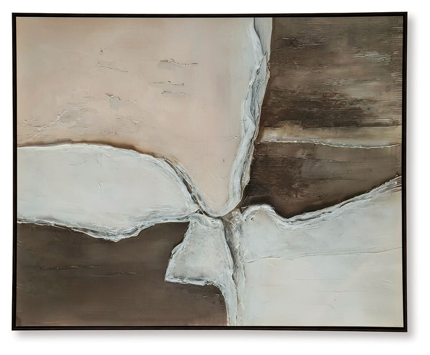 Junward - Wall Art - Brown / Tan / White