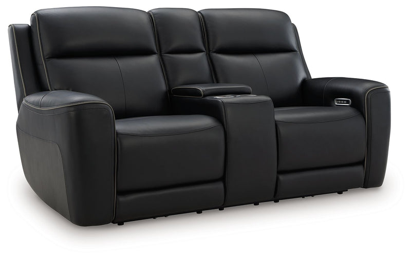 5Z-Comfort - Relaxation - Power Reclining Loveseat with Console / Adj Headrest